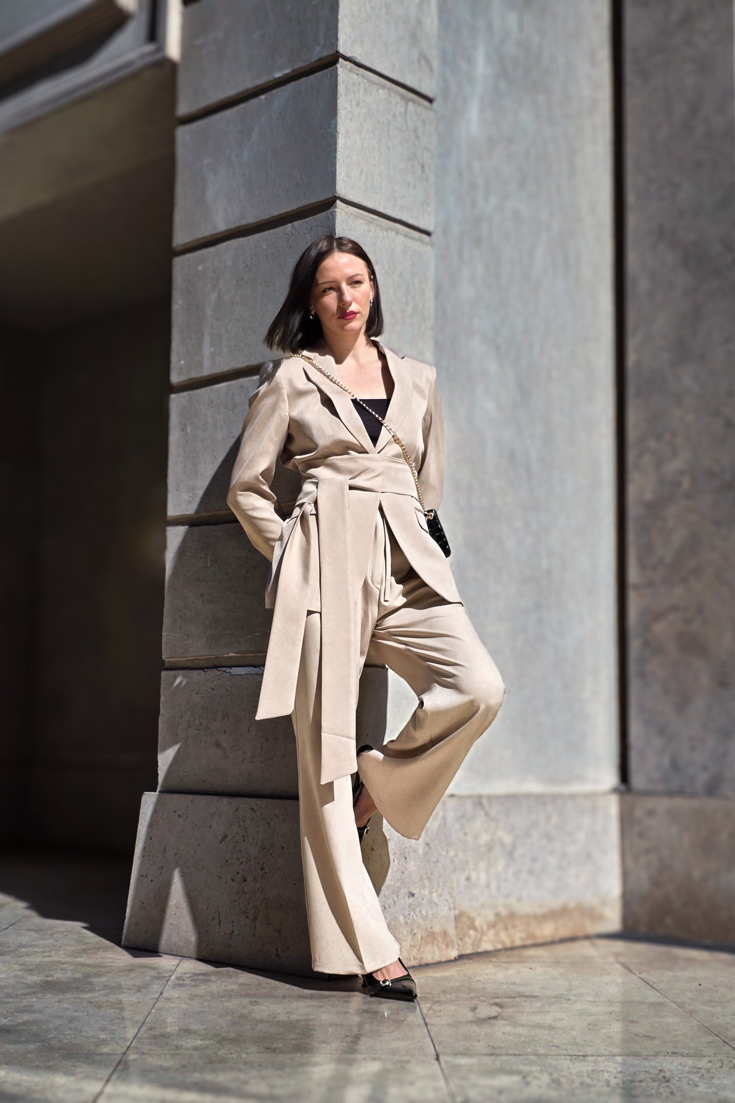 Sagloria Full Suit – Beige Edition