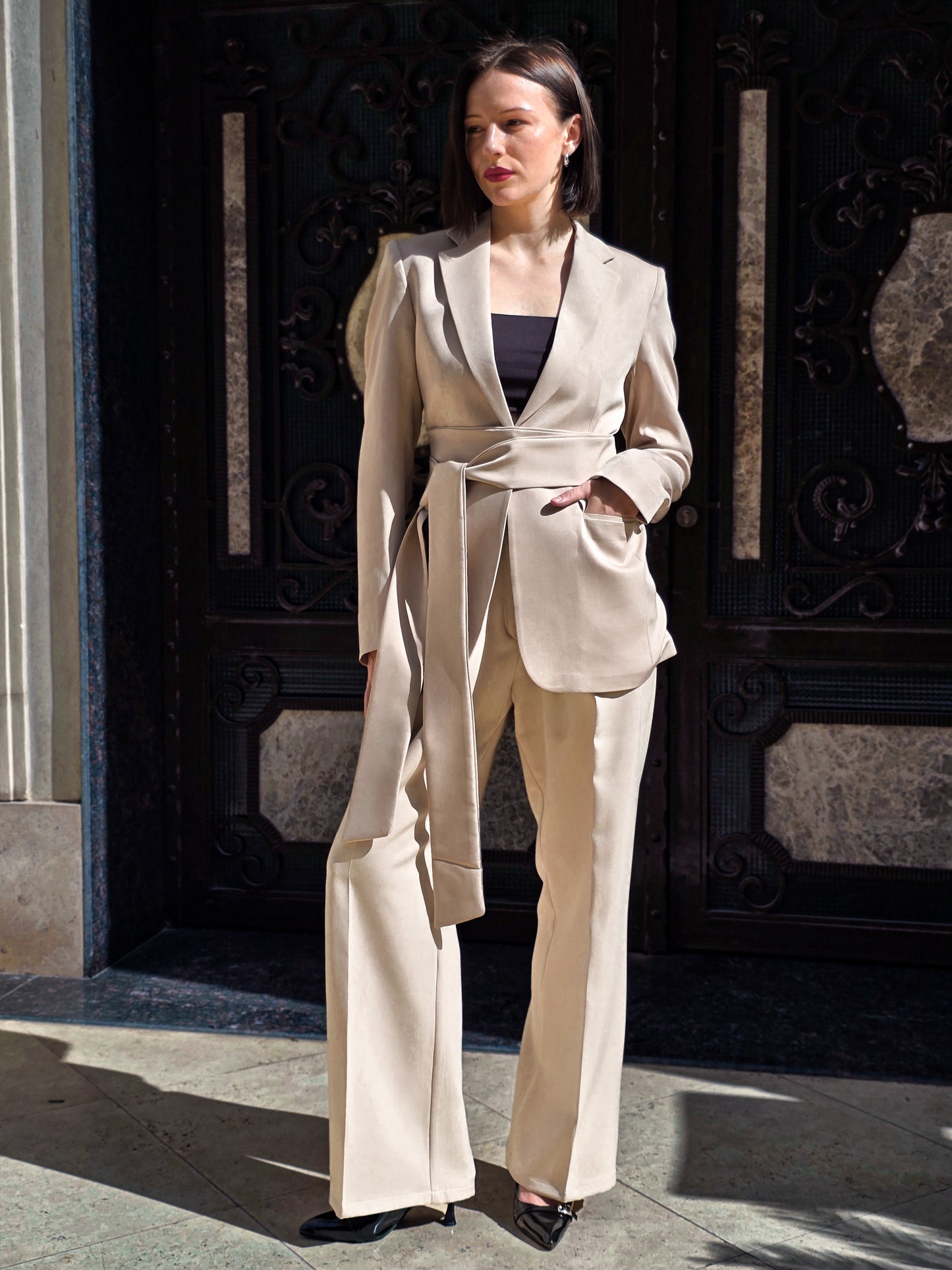 Sagloria Full Suit – Beige Edition