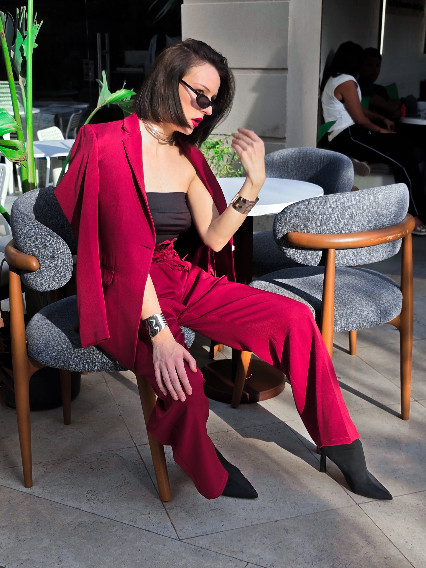 Sagloria Full Suit – Burgundy Edition