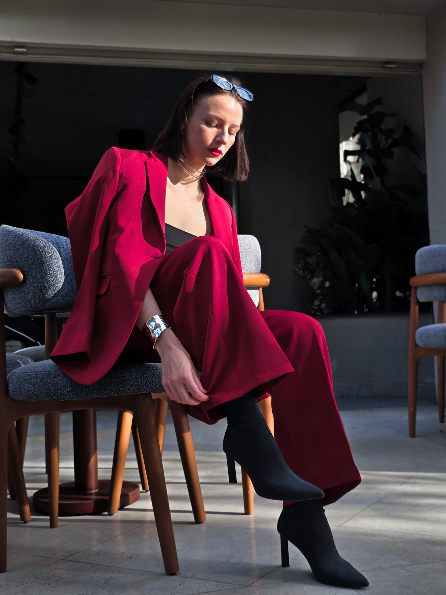 Sagloria Full Suit – Burgundy Edition