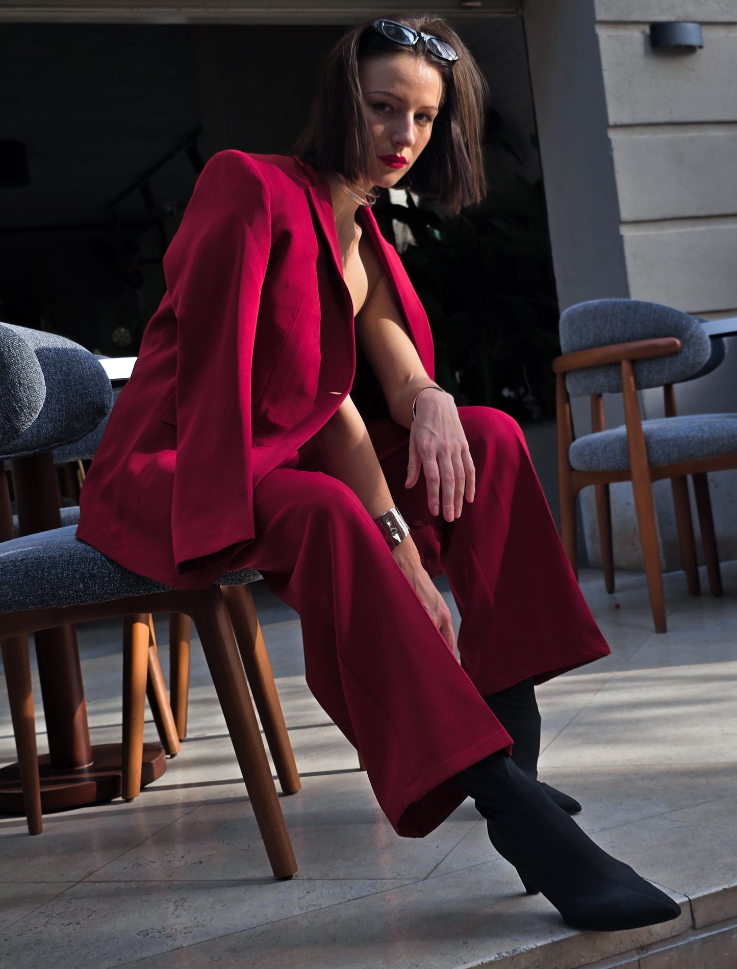 Sagloria Full Suit – Burgundy Edition