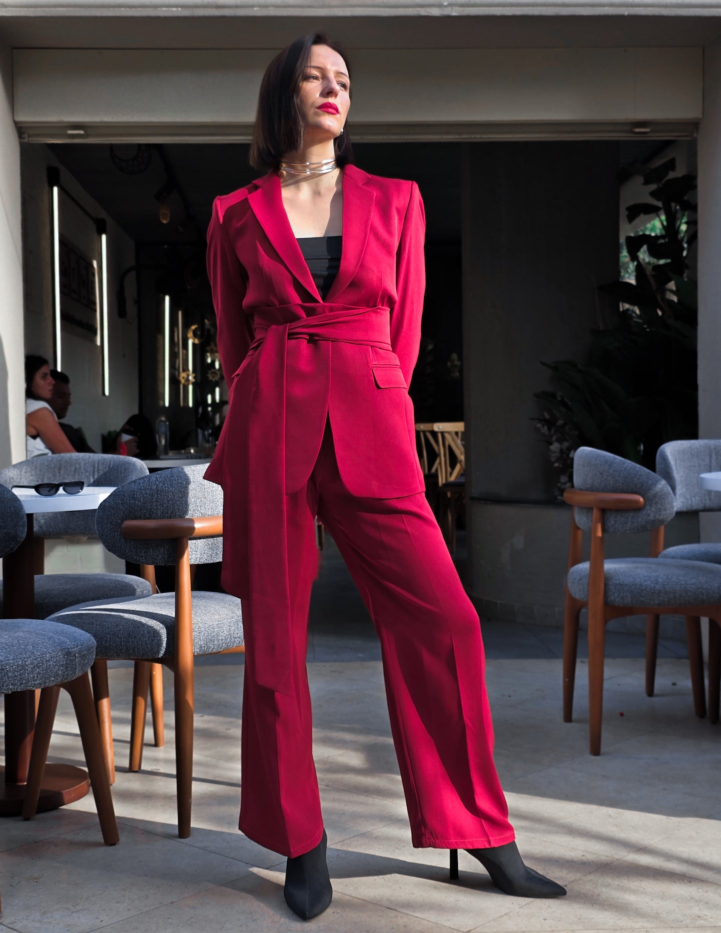 Sagloria Full Suit – Burgundy Edition