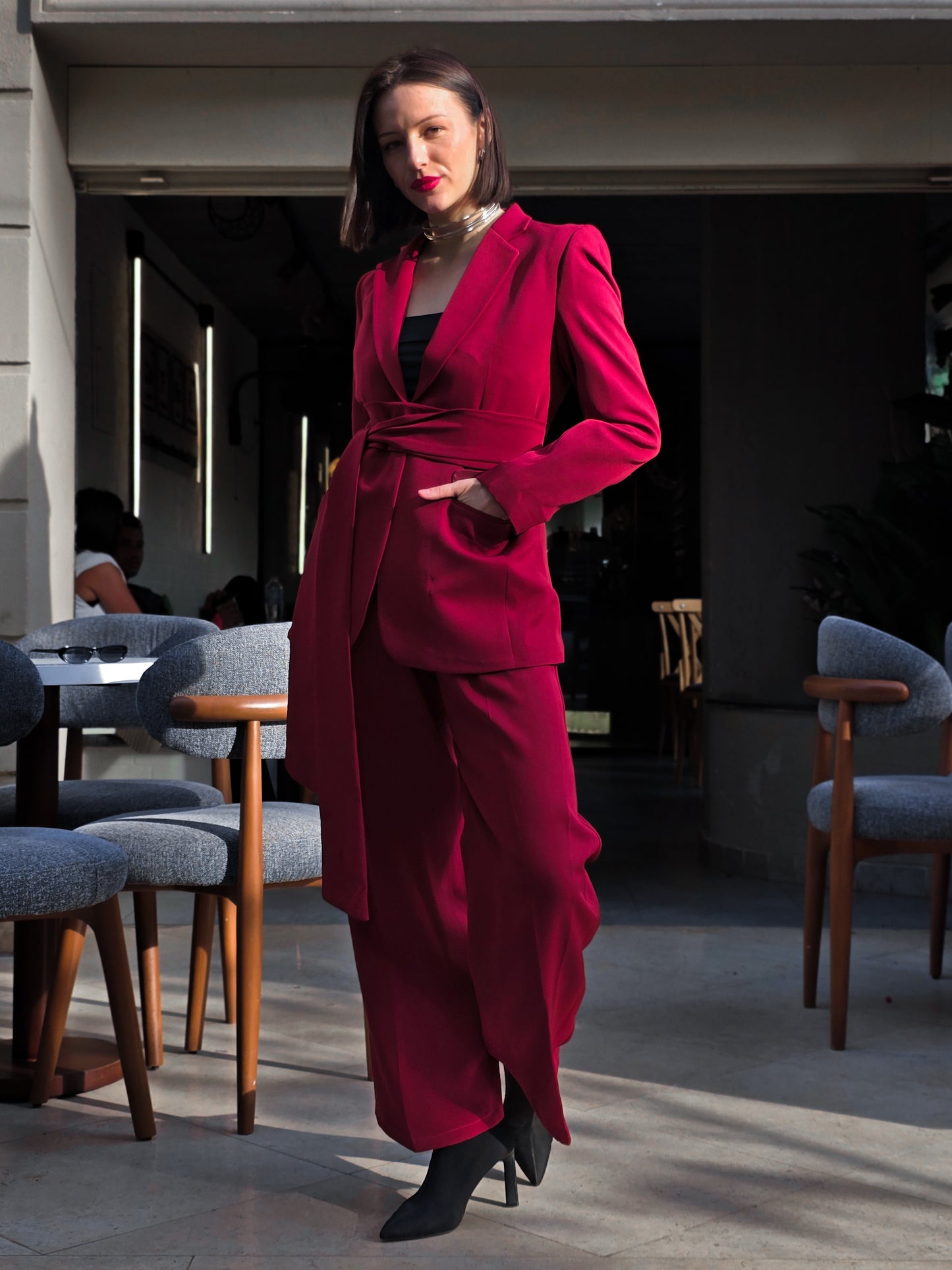 Sagloria Full Suit – Burgundy Edition