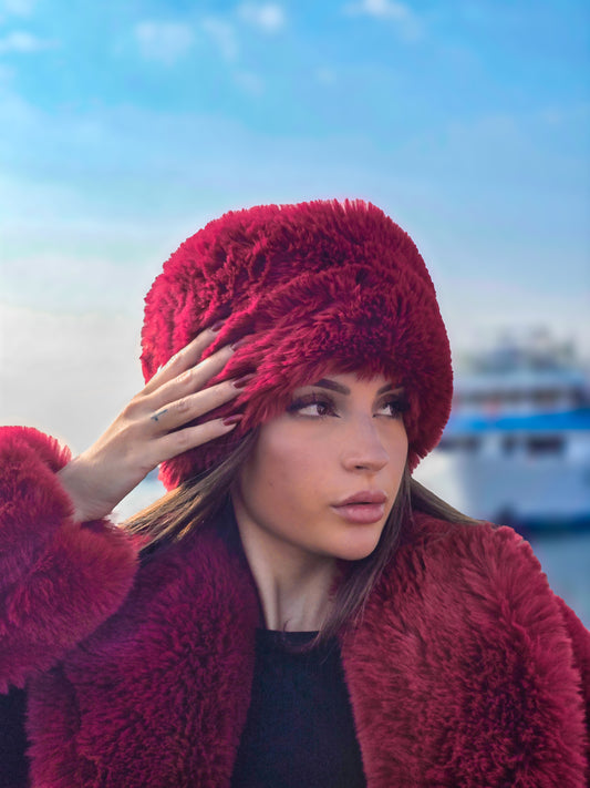 Crimson Luxe hat