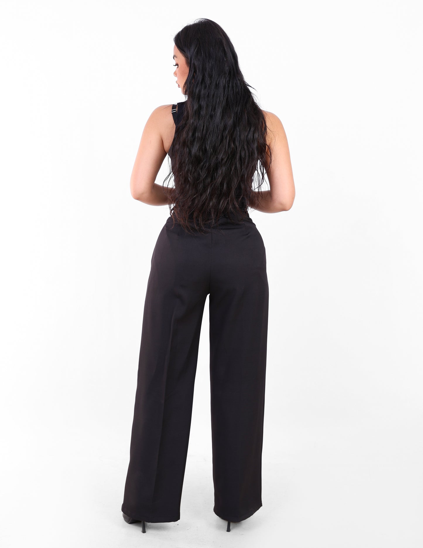 Sagloria Rosalyn Flow Pants – Black Elegance