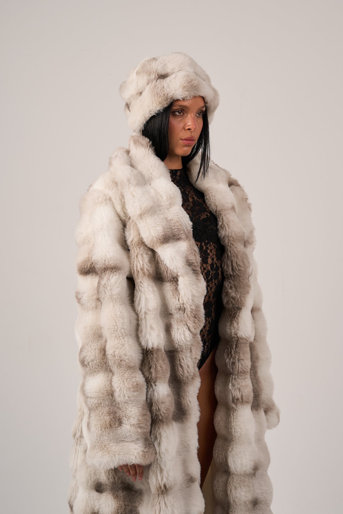 Café glow Bundle Coat + Free Hat