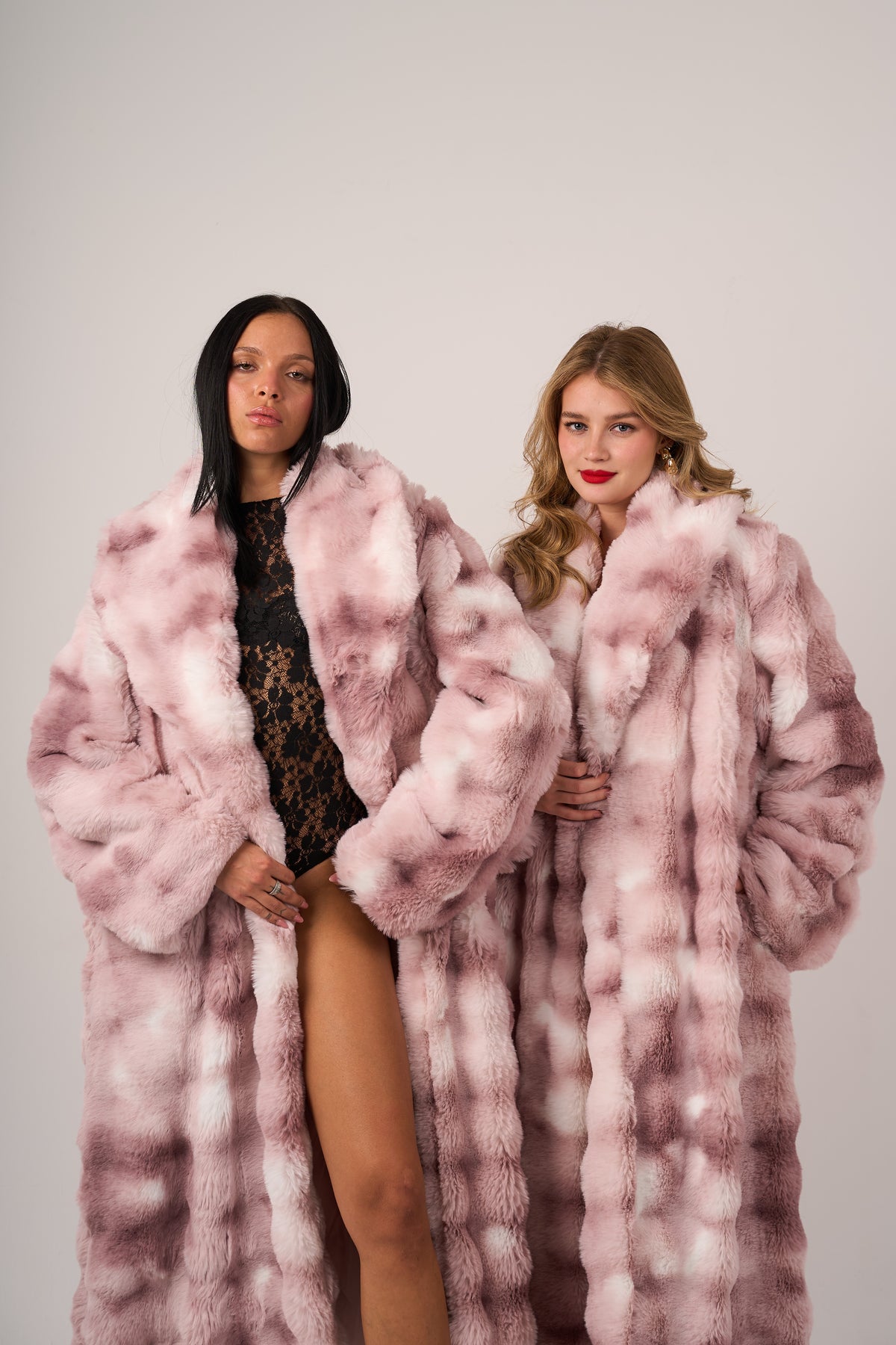 rose glow Bundle Coat + Free Hat