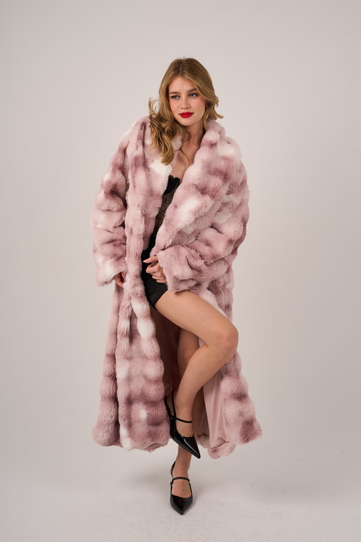 rose glow Bundle Coat + Free Hat