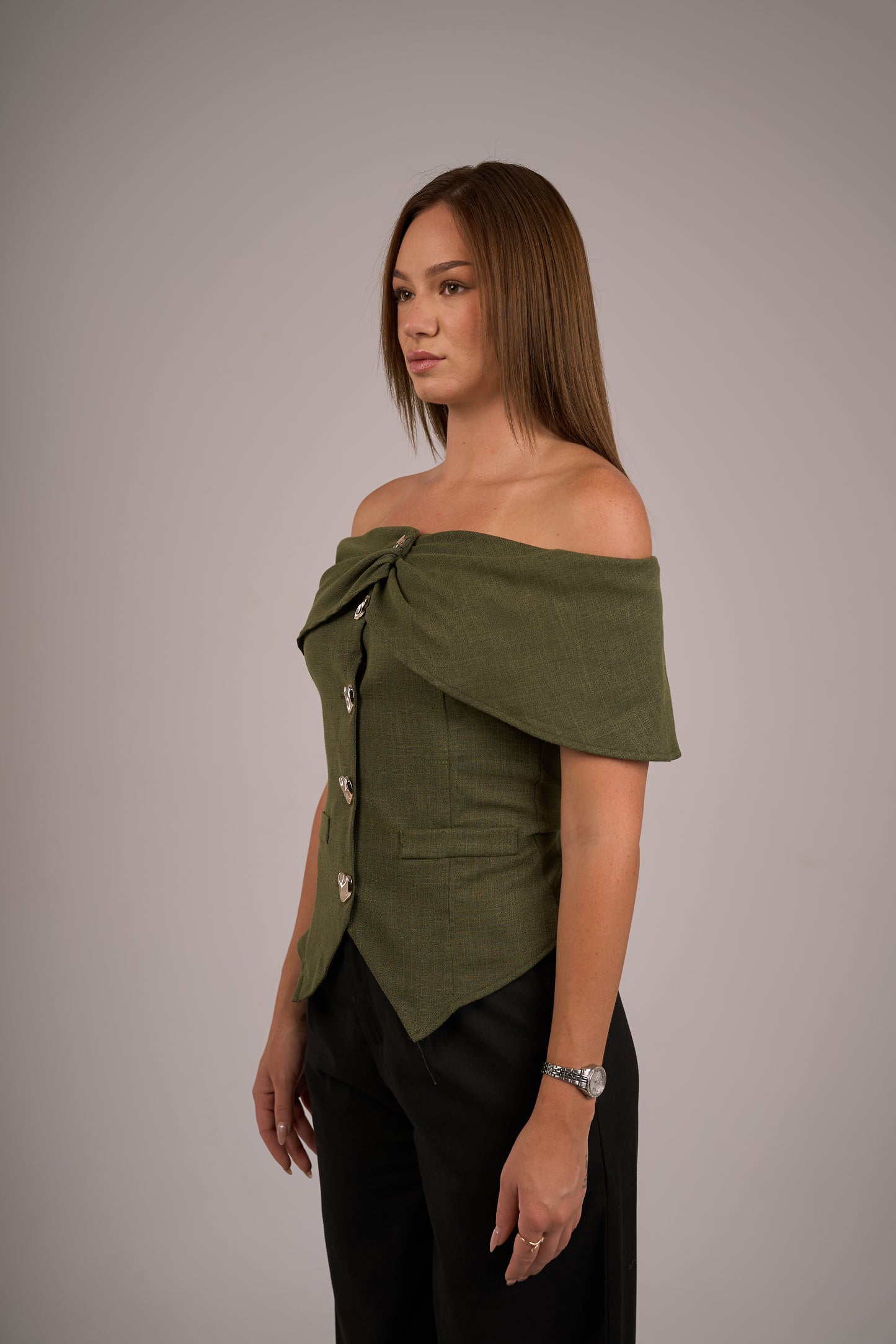 Solène Olive Green
