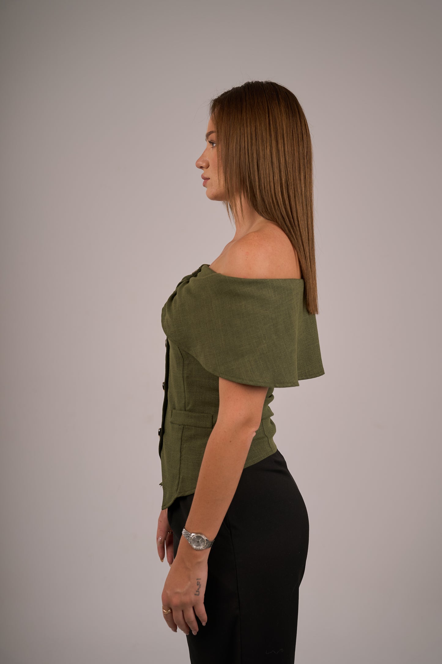Solène Olive Green