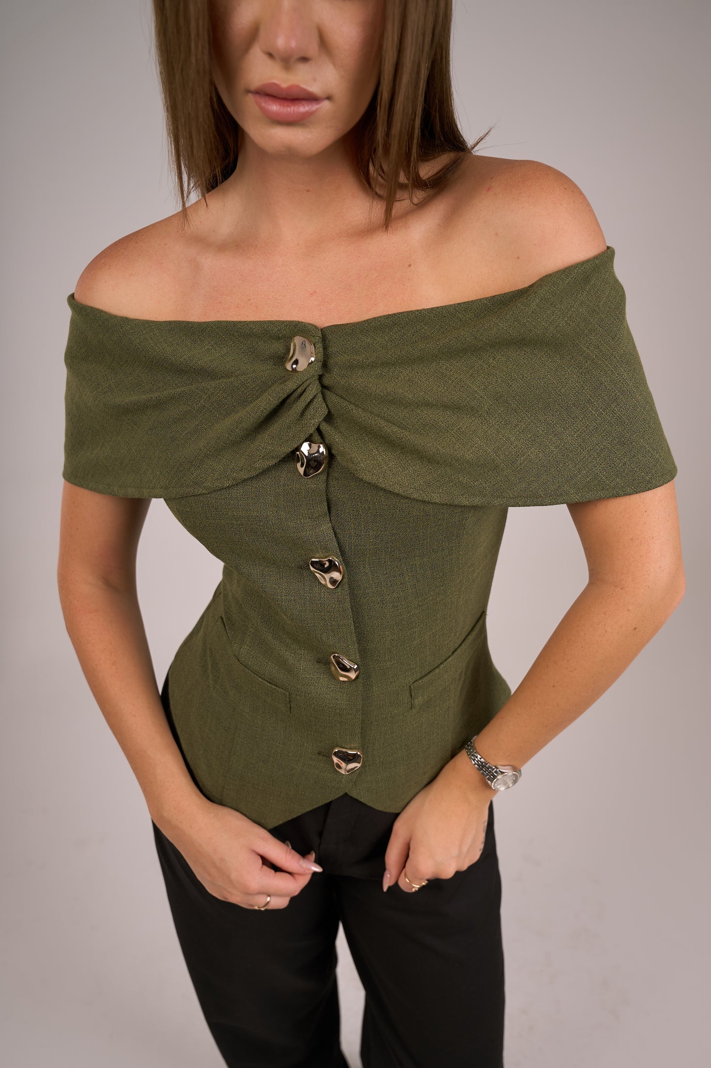 Solène Olive Green