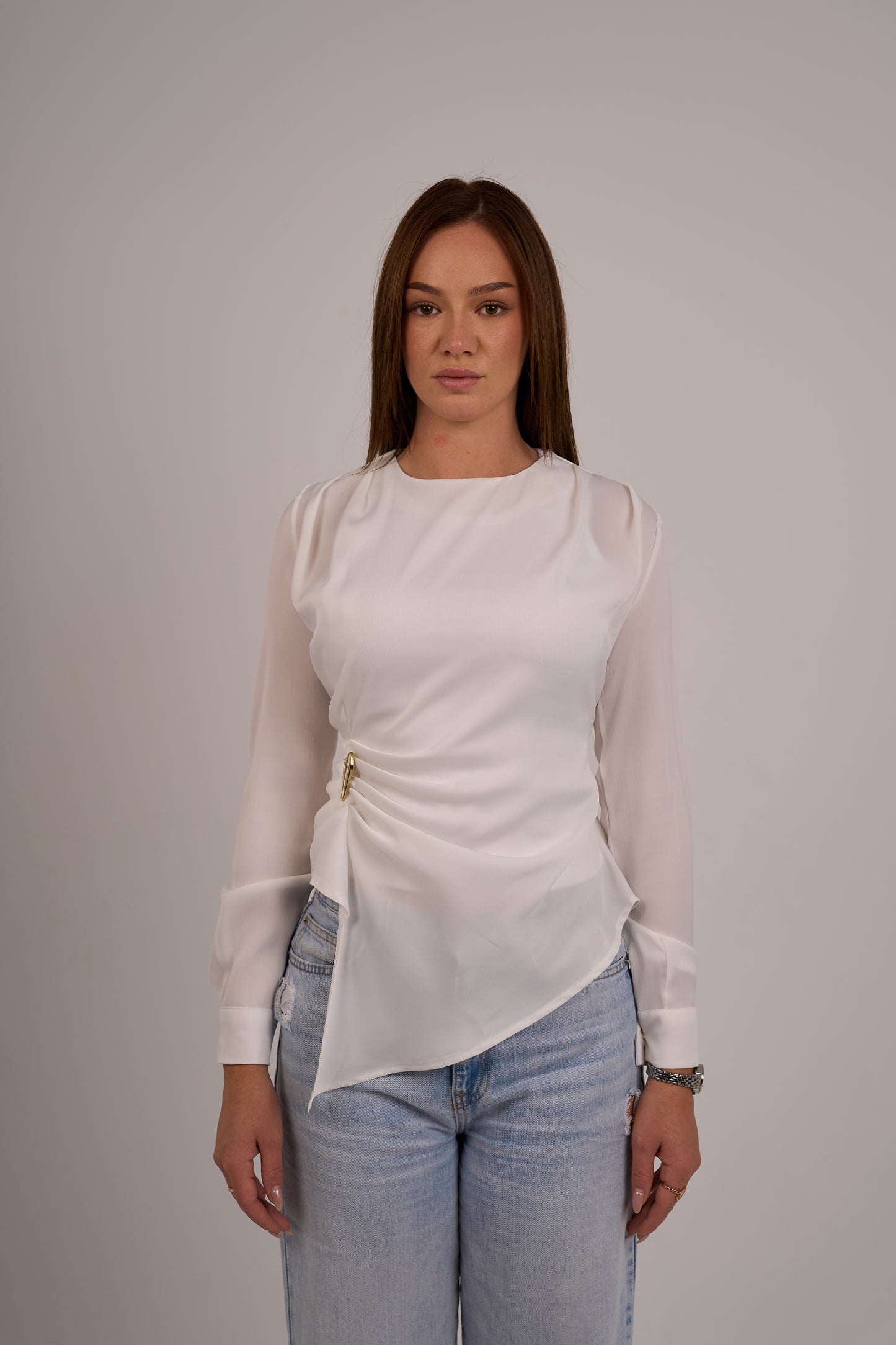 Élise White Long Sleeve